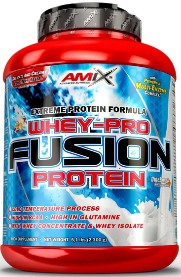 Syrovátkový proteinový prášek Amix Whey Pro Fusion-2,3kg pistácie