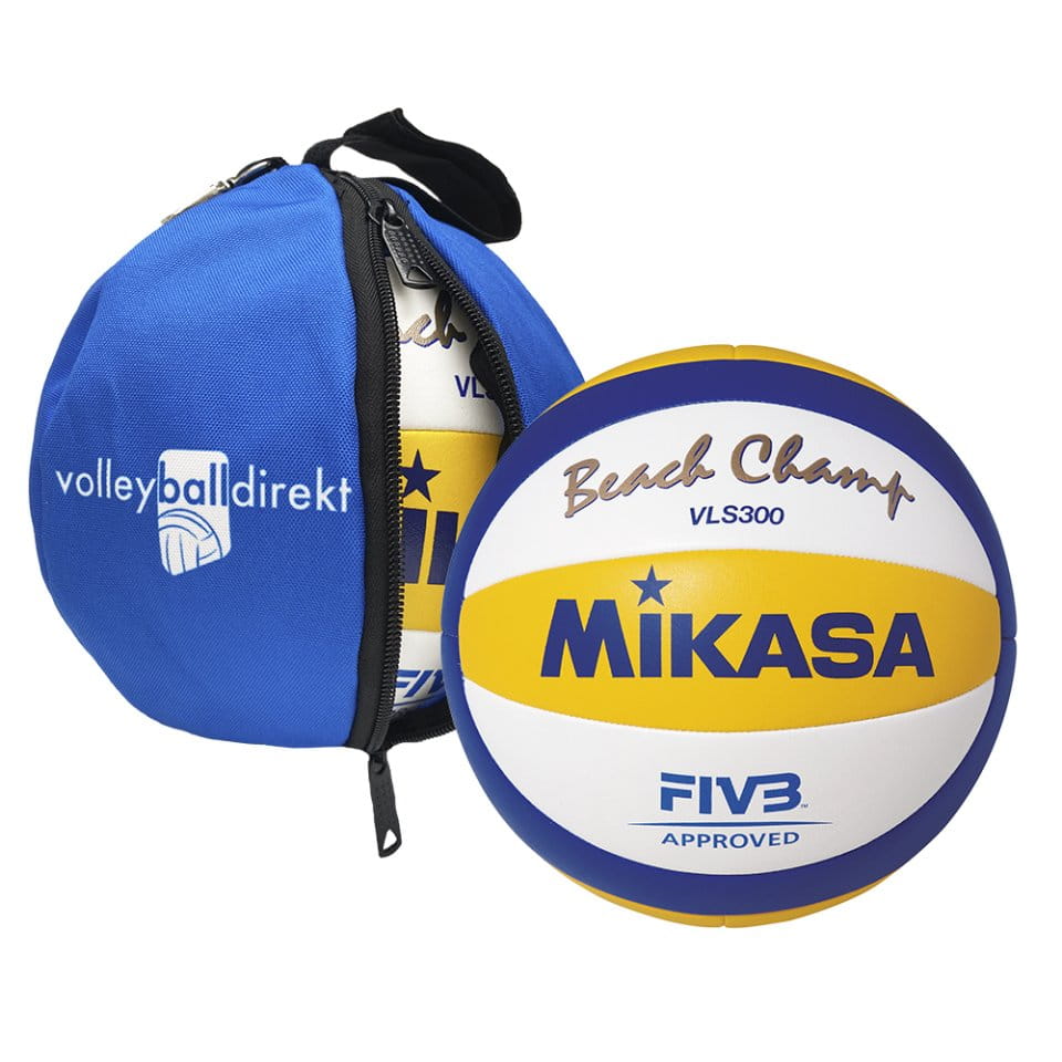Míč na plážový volejbal s taškou Mikasa VD Beachstar Bundle VLS300
