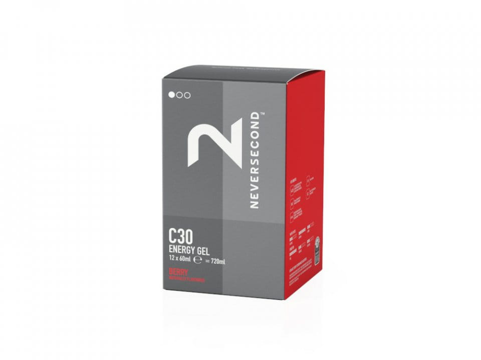 NEVERSECOND Energy Gel C30 Berry 60 ml | Krabička na 12 sáčků