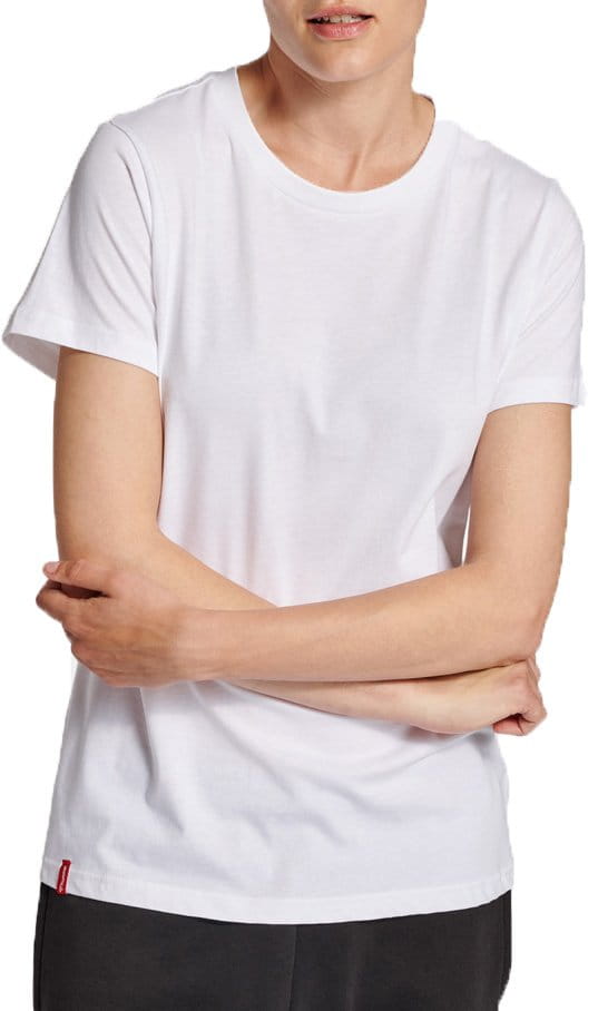 Dámské volnočasové tričko s krátkým rukávem Hummel Red Basic